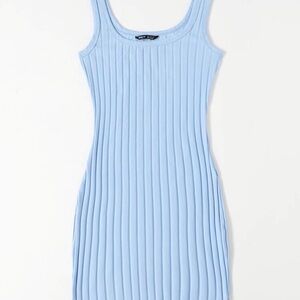 SHEIN Ribbed Midi Dress